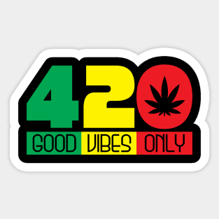 Good Vibes Only Sticker